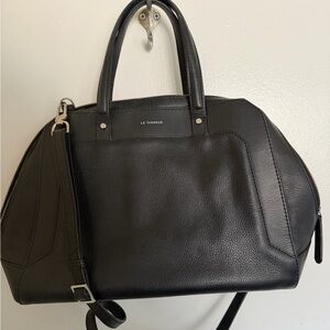 Le Tanneur Black Satchel Bag